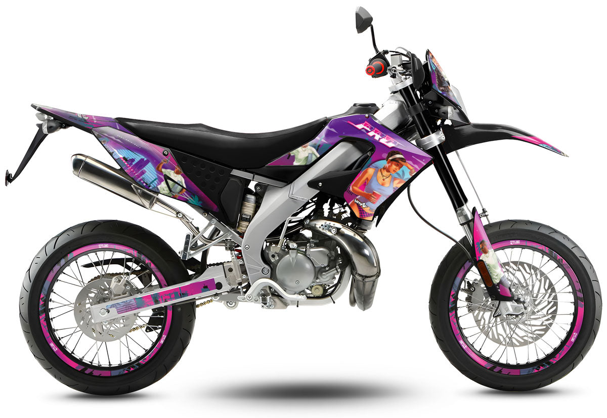 Kit déco 50cc Derbi DRD Pro Vice City