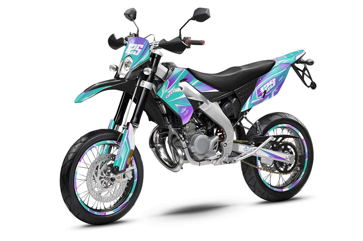 Kit déco 50cc Derbi DRD Pro Mx Sky