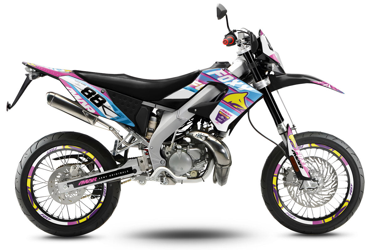 Kit déco 50cc Derbi DRD Pro Pink Fox