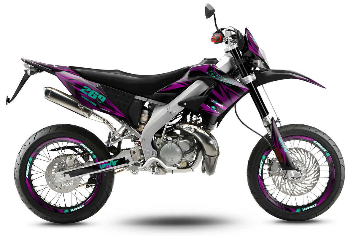 Kit déco 50cc Derbi DRD Pro Purple Rain