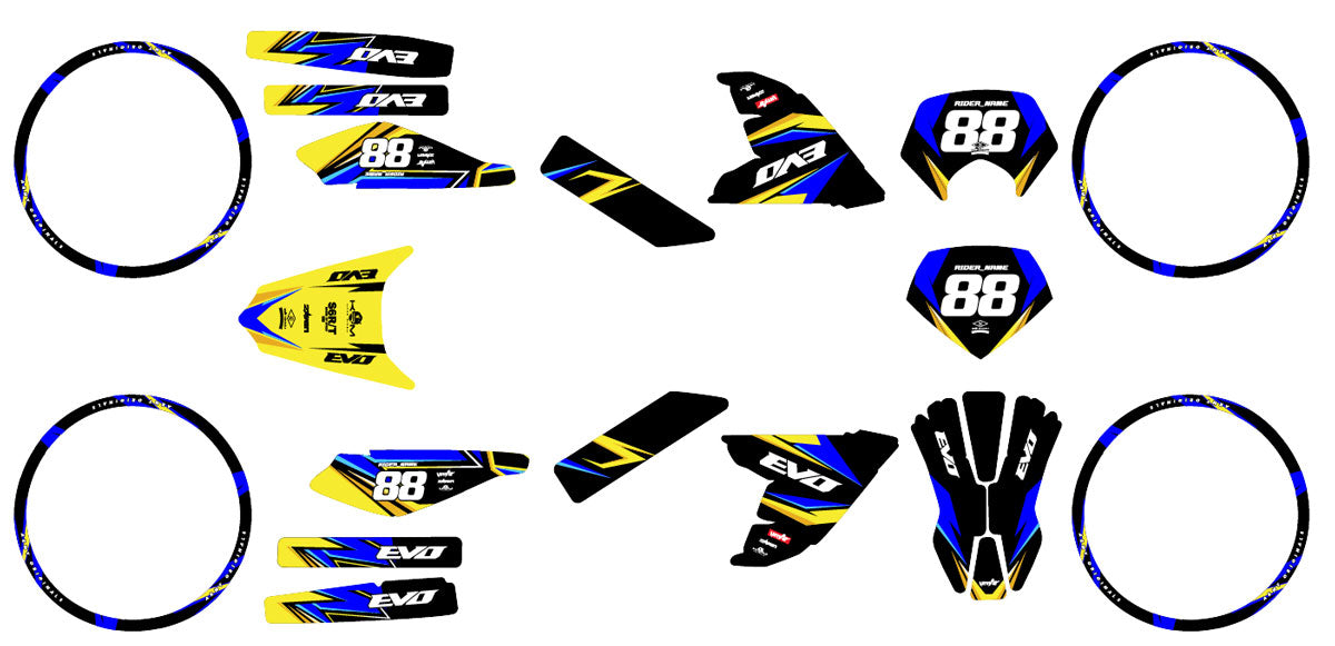 Kit déco 50cc Derbi Senda DRD Evo Finder