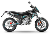 Deko-sett 50cc Derbi Senda DRD Evo Frost