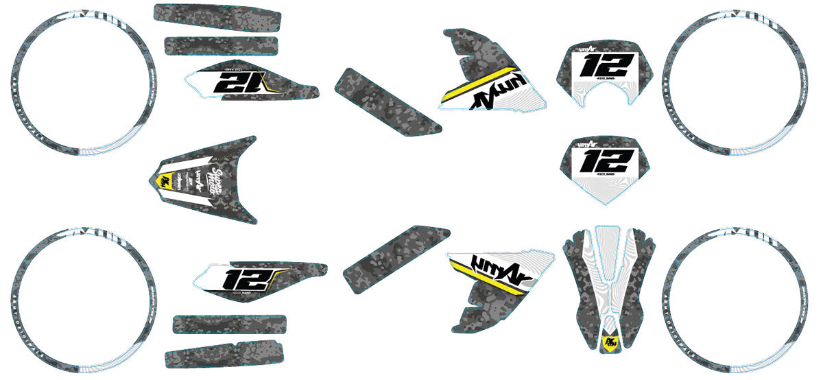 Kit déco 50cc Derbi Senda DRD Evo Warfare