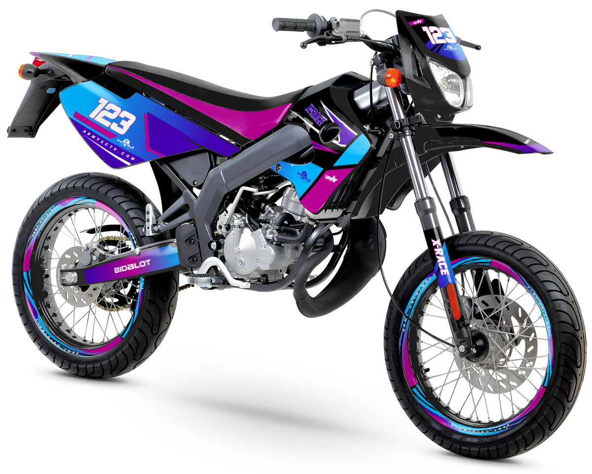 Kit déco 50cc Derbi Senda X-race/X-treme 2003-2009 Artisse