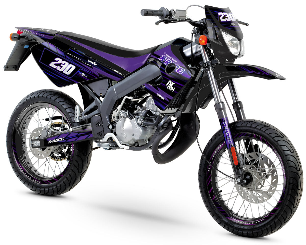 Kit déco 50cc Derbi Senda X-race/X-treme 2003-2009 D'or et de platine