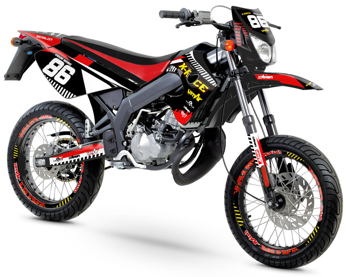 Dekalsett 50cc Derbi Senda X-race/X-treme 2003-2009 Geico