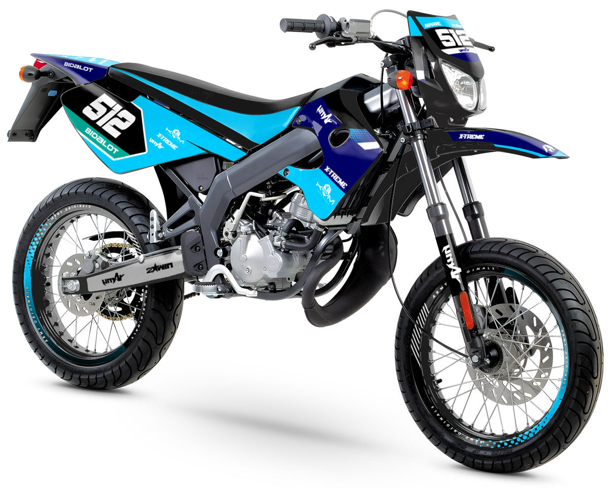 Dekalsett 50cc Derbi Senda X-race/X-treme 2003-2009 Hero