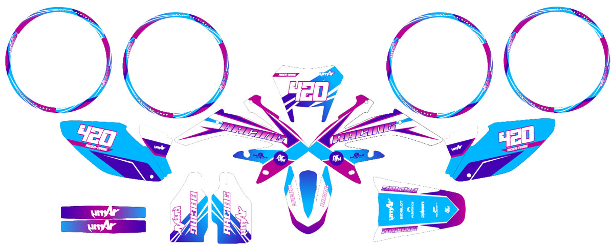 Kit déco HM CRM 50 Derapage Artisse