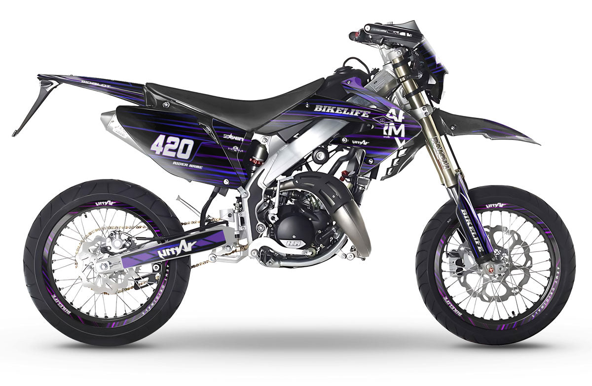 Kit déco HM CRM 50 Derapage D'or et de platine