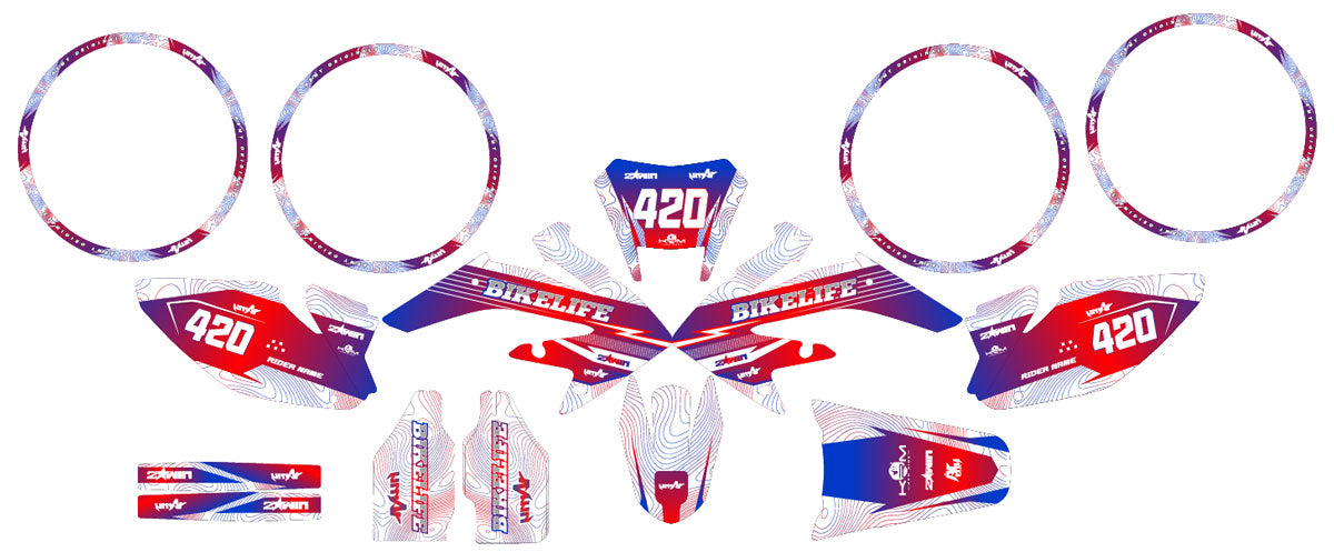 Kit déco HM CRM 50 Derapage France