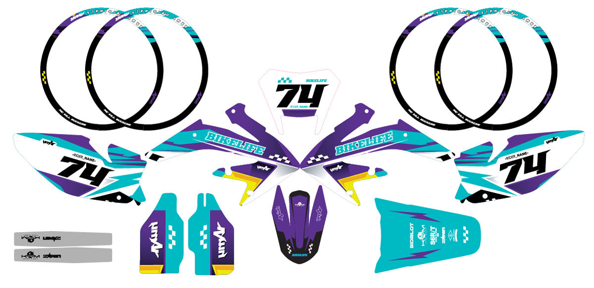 Kit déco HM CRM 50 Derapage Army K-style