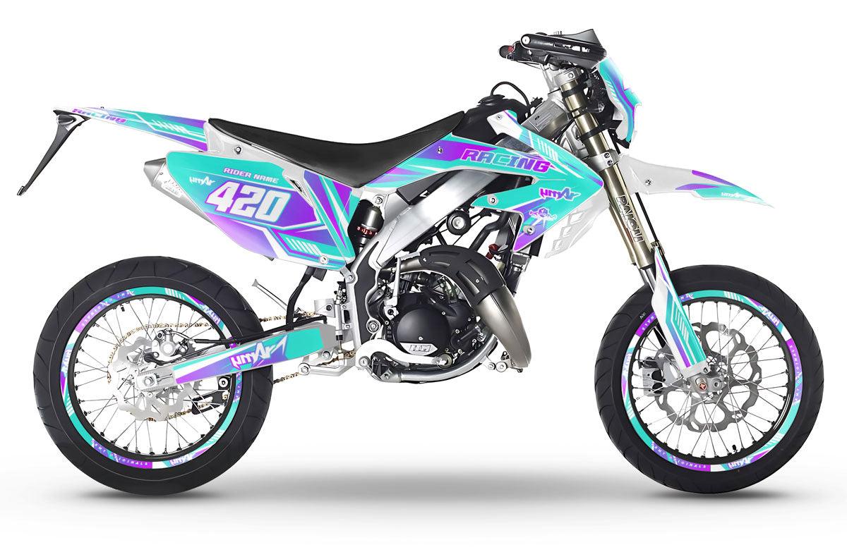 Kit déco HM CRM 50 Derapage MX Sky