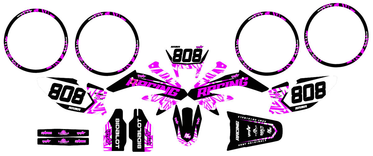 Kit pegatinas HM CRM 50 Derapage Waves