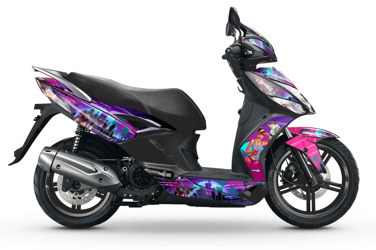 Kit pegatinas Kymco Agility City 2019-2023 Estilo GTA