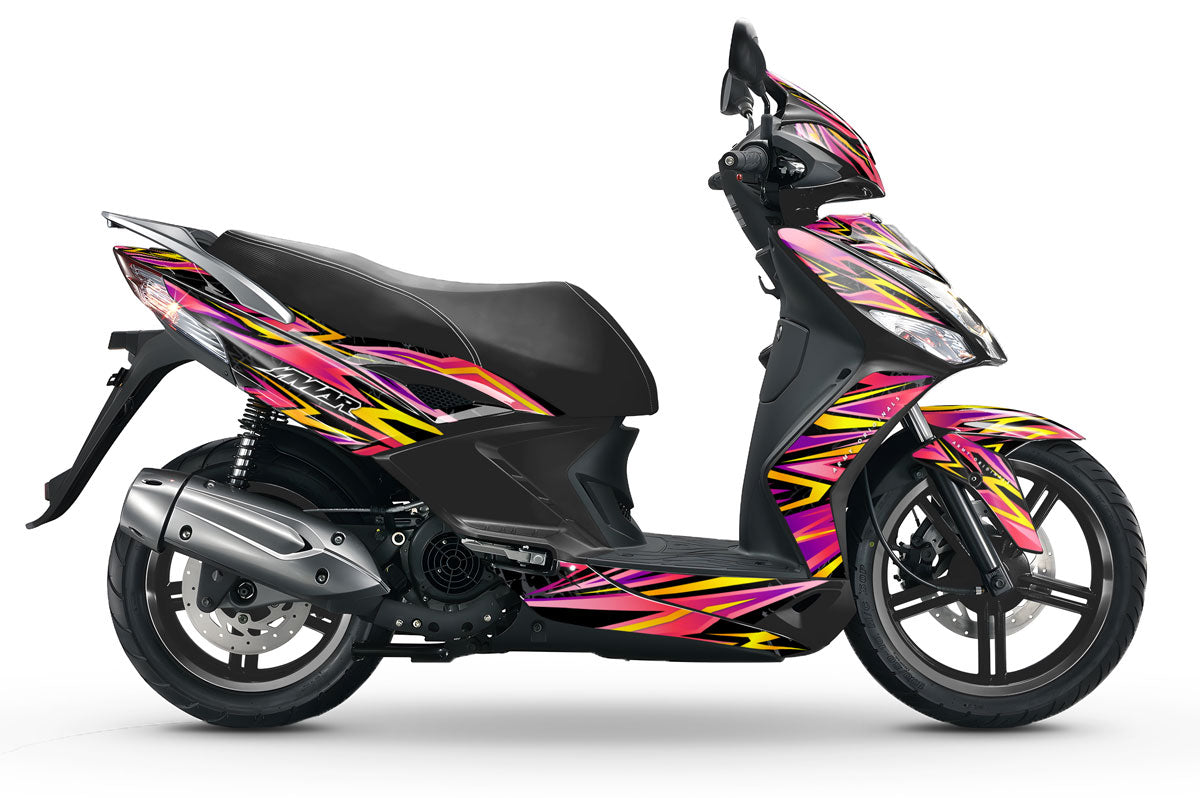 Kit pegatinas Kymco Agility City 2019-2023 Orange Fox