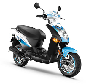 Graphics kit scooter Kymco Agility 50 and 125cc Polini | motorcycle stickers | 50cc customization | armysctv