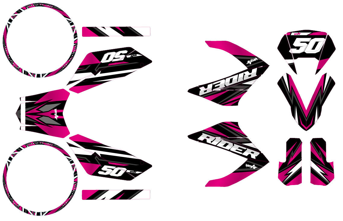 Kit déco 50cc Masai Razer 2012-2025 Vision