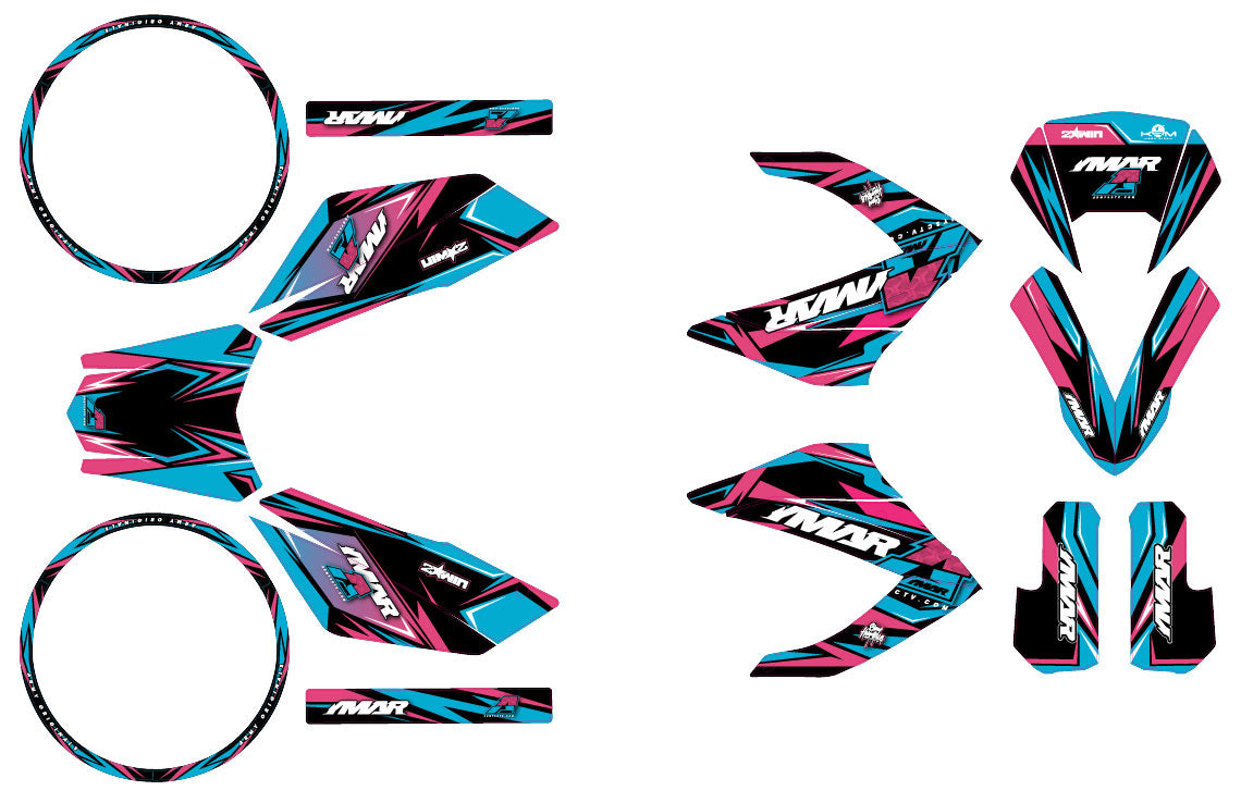 Kit déco 50cc Masai Razer 2012-2025 Beast