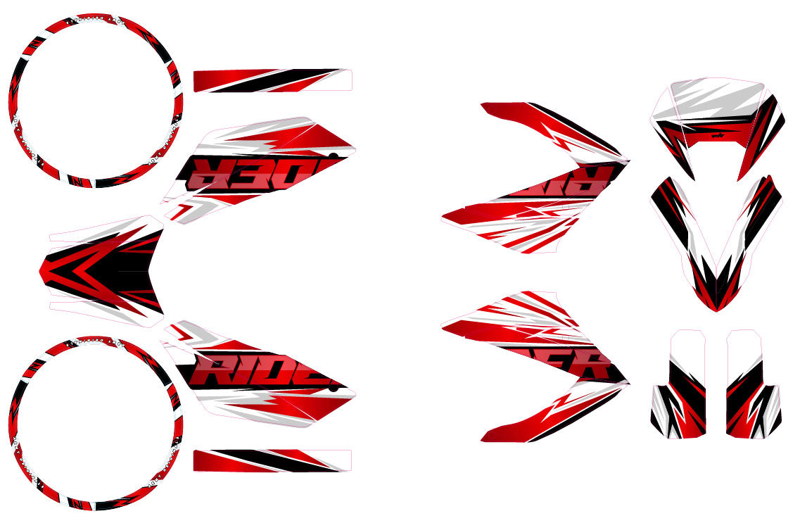 Kit déco 50cc Masai Razer 2012-2025 Courtesy