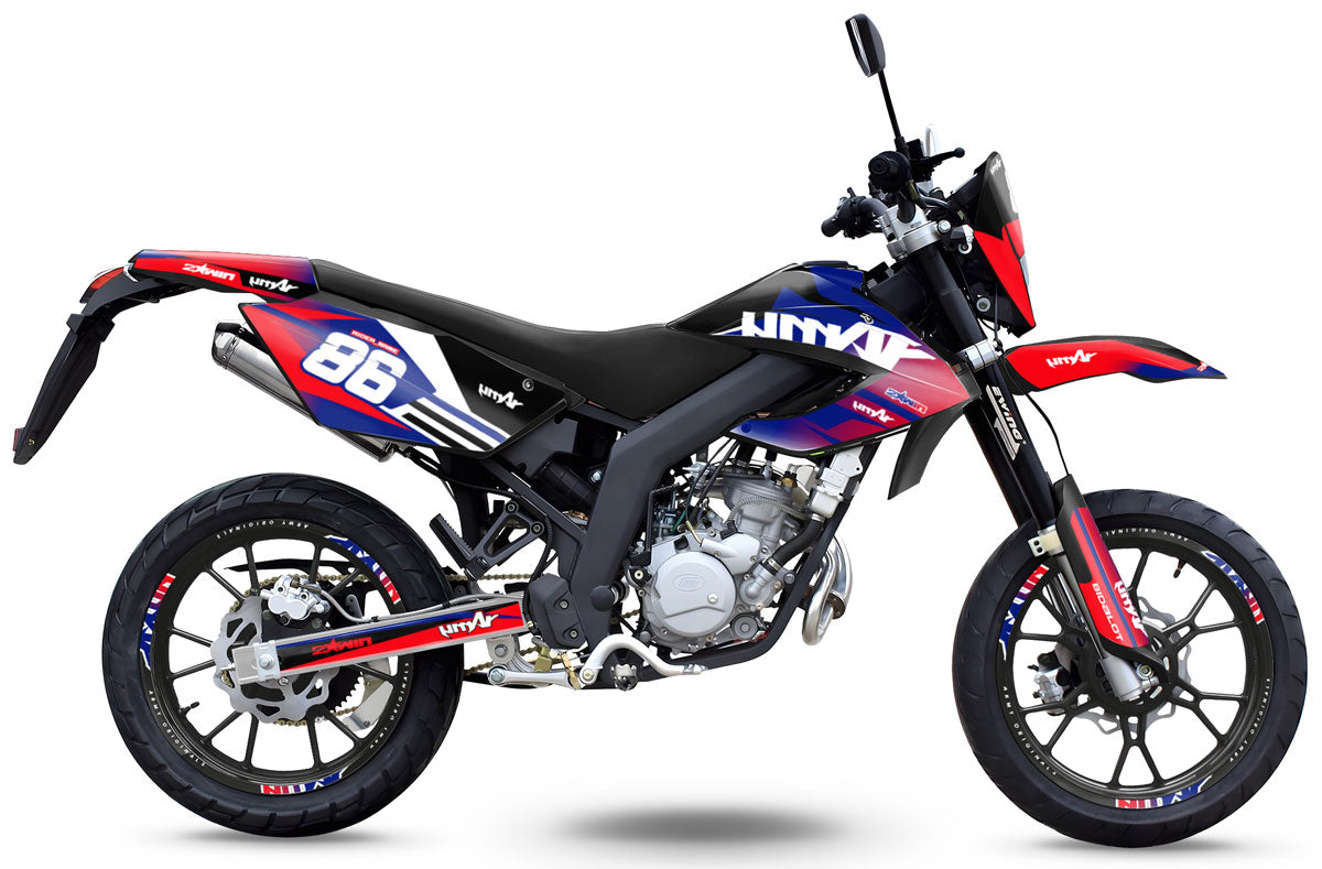 Kit pegatinas 50cc Masai Razer 50 SM 2012-2025 Gradiente de Ejército