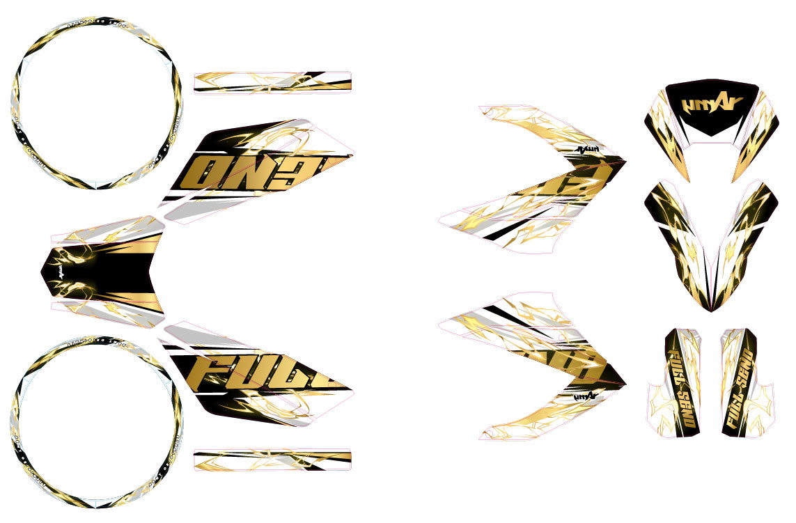 Kit déco 50cc Masai Razer 2012-2025 Haymaker