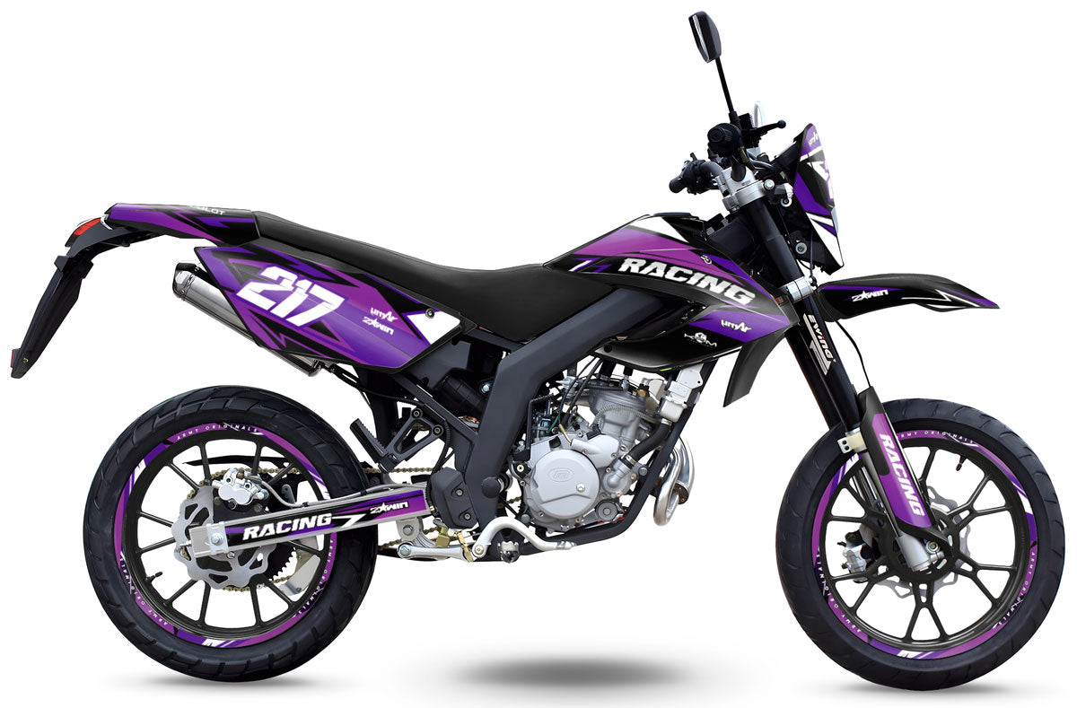 Kit déco 50cc Masai Razer 50 SM 2012-2025 Purple Style