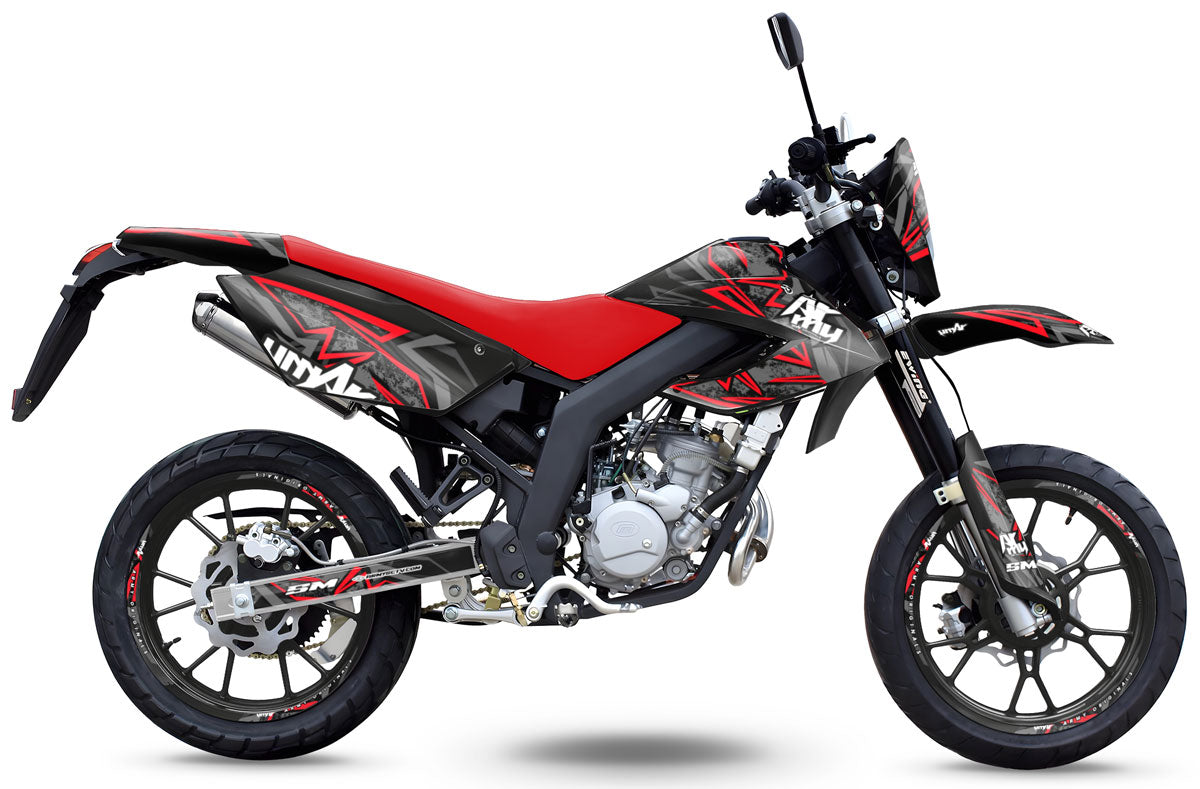Kit déco 50cc Masai Razer 50 SM 2012-2025 Army Redrum