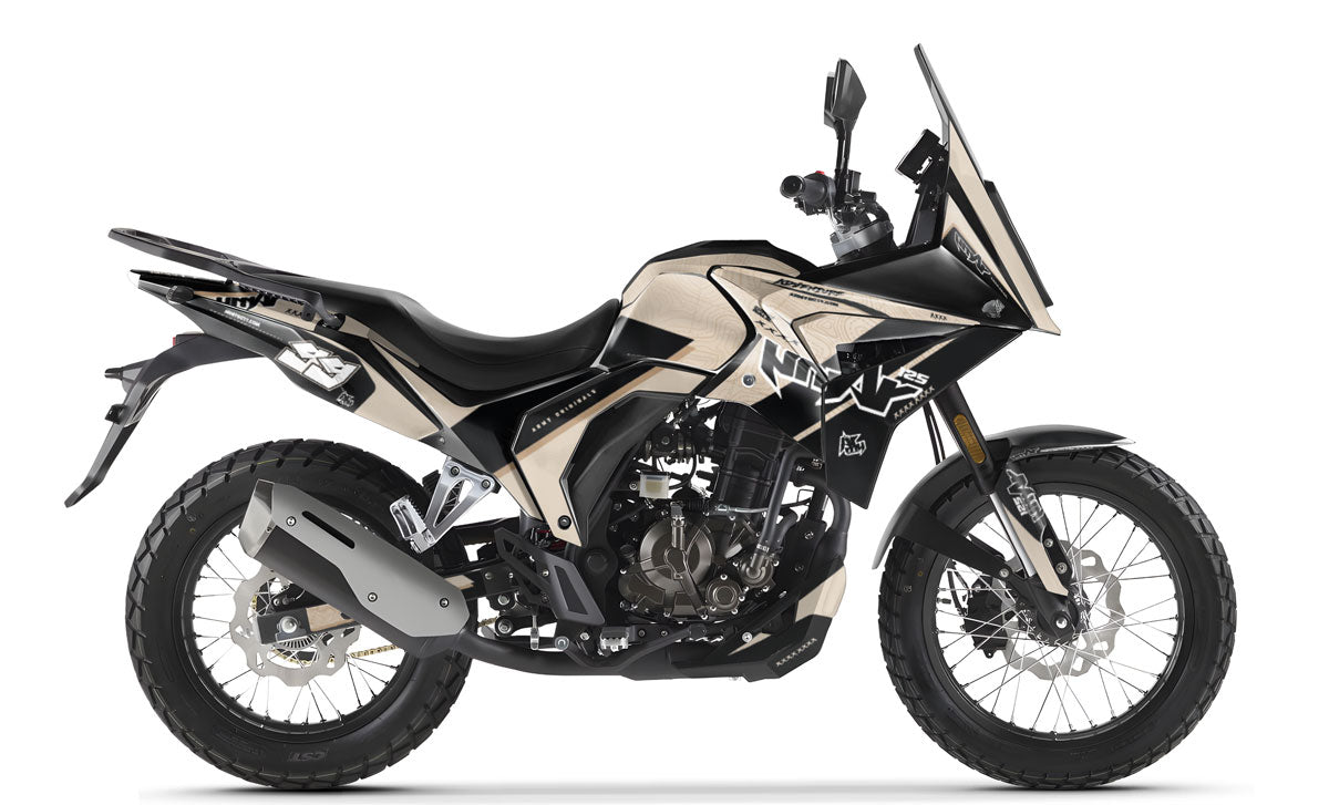 Rieju Aventura 125 Travel 2026 Cream Graphics kit
