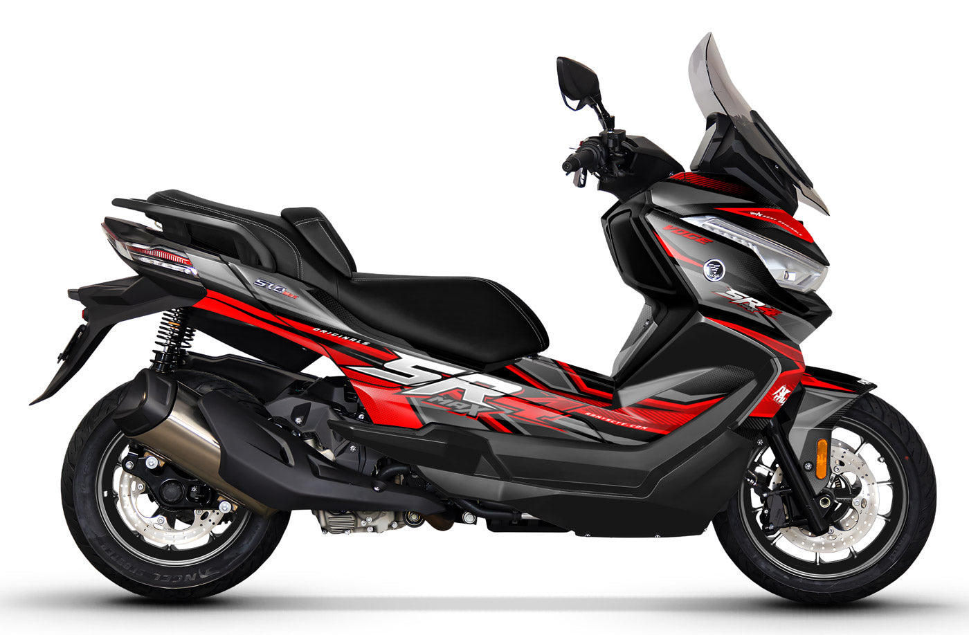 Kit pegatinas Voge SR 4 Max 2022-2026 Red Render