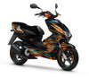 50cc Graphics kit Yamaha Aerox / MBK Nitro 1999-2012 Metal Style