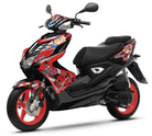 50cc Graphics kit Yamaha Aerox / MBK Nitro 2013-2019 Arigato | motorcycle stickers | 50cc customization | armysctv