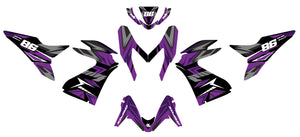 Kit déco 50cc Yamaha Aerox / MBK Nitro 2013-2019 Frost | autocollants moto | personnalisation 50cc | armysctv