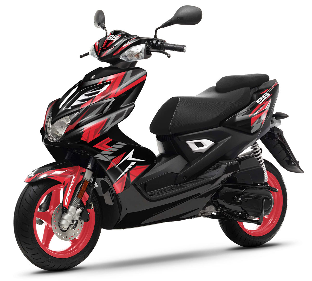 Kit déco 50cc Yamaha Aerox / MBK Nitro 2013-2019 Frost | autocollants moto | personnalisation 50cc | armysctv