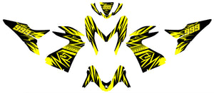 Kit déco 50cc Yamaha Aerox / MBK Nitro 2013-2019 Huitième | autocollants moto | personnalisation 50cc | armysctv