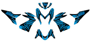 Kit déco 50cc Yamaha Aerox / MBK Nitro 2013-2019 Huitième | autocollants moto | personnalisation 50cc | armysctv