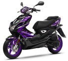 50cc Graphics kit Yamaha Aerox / MBK Nitro 2013-2019 Lilaks | motorcycle stickers | 50cc customization | armysctv
