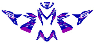 Kit déco 50cc Yamaha Aerox / MBK Nitro 2013-2019 Ninesky | autocollants moto | personnalisation 50cc | armysctv