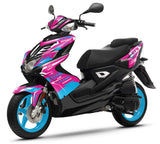 Kit déco 50cc Yamaha Aerox / MBK Nitro 2013-2019 Ninesky | autocollants moto | personnalisation 50cc | armysctv