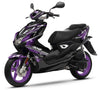 50cc Graphics kit Yamaha Aerox / MBK Nitro 2013-2019 Seventh | motorcycle stickers | 50cc customization | armysctv
