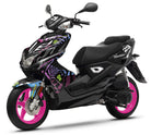 50cc Graphics kit Yamaha Aerox / MBK Nitro 2013-2019 Swirl | motorcycle stickers | 50cc customization | armysctv