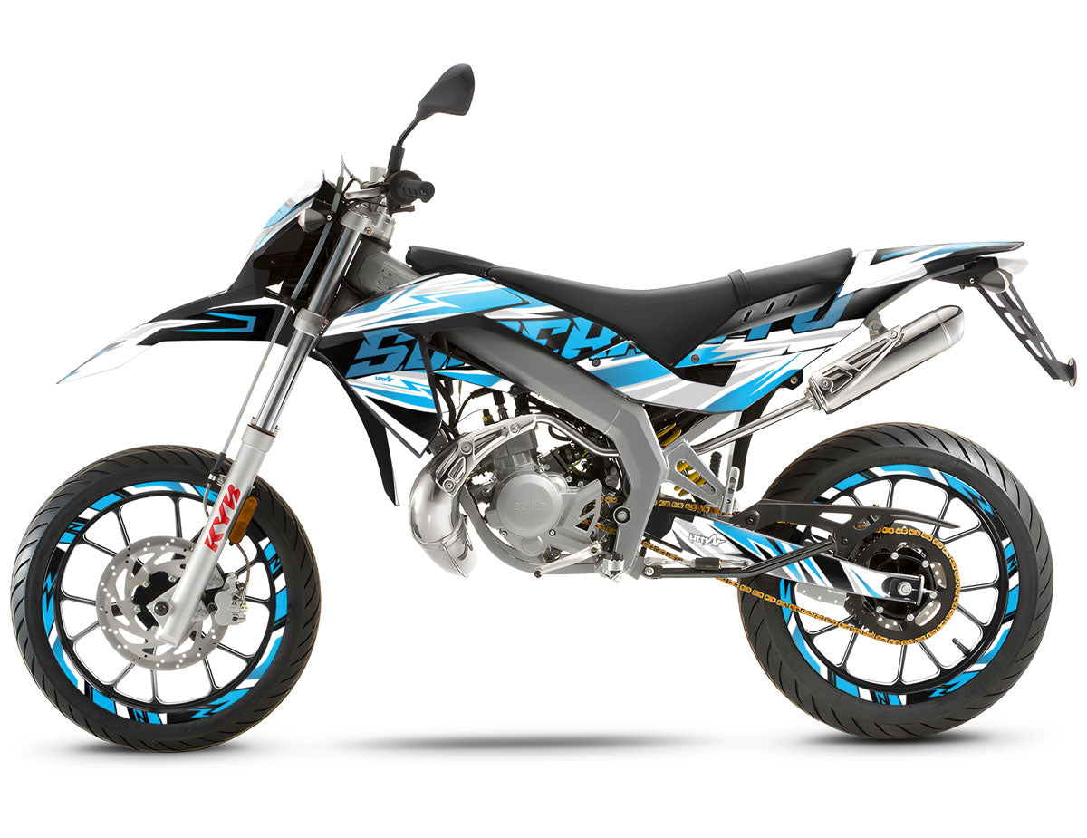 Kit pegatinas Aprilia 50 SX 2006-2017 Cortesía | pegatinas para moto | personalización 50cc | armysctv