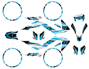 Kit déco Aprilia 50 SX 2006-2017 Courtesy | autocollants moto | personnalisation 50cc | armysctv