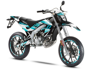 Kit déco Aprilia 50 SX 2006-2017 Courtesy | autocollants moto | personnalisation 50cc | armysctv