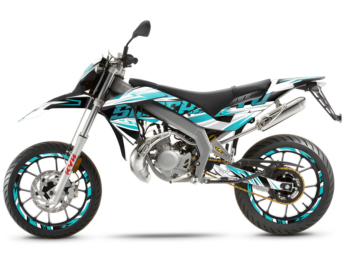 Kit pegatinas Aprilia 50 SX 2006-2017 Cortesía | pegatinas para moto | personalización 50cc | armysctv