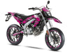 50cc Graphics kit Cutvector - Compatible with Aprilia SX/RX 2006-2017 on motorcycle with modern design in vinyl.