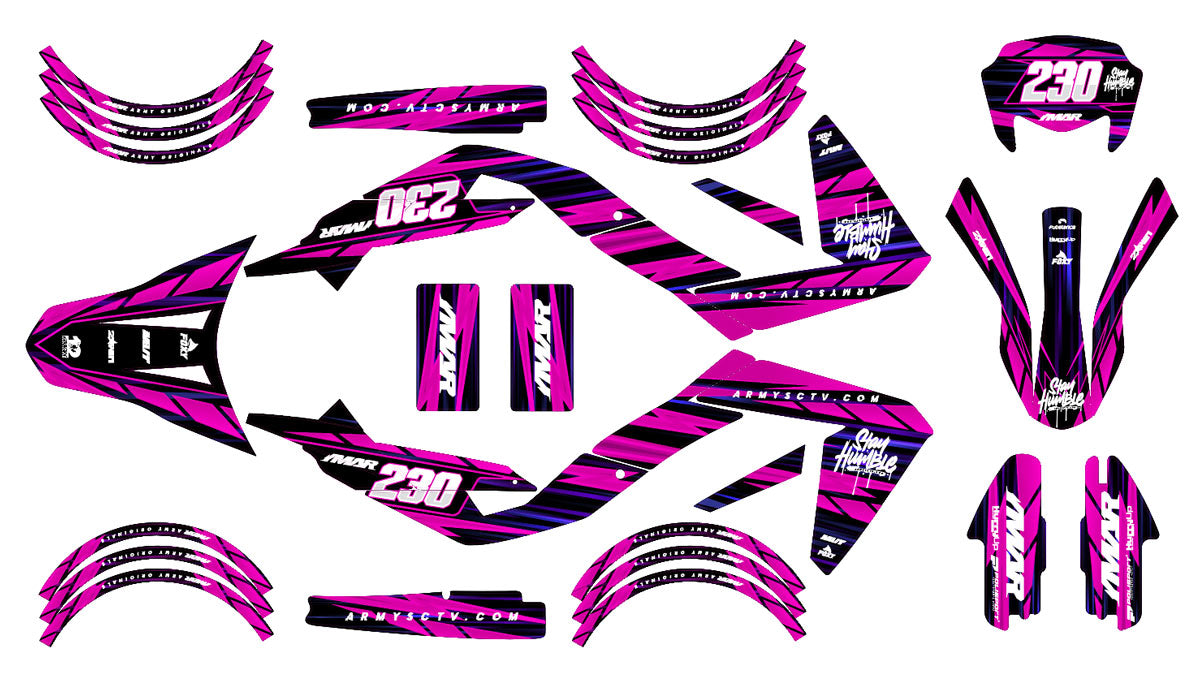 Kit déco 50cc D'or et de platine - Compatible avec Aprilia SX/RX 2006-2017