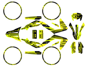 Kit déco Aprilia 50 SX 2006-2017 Greenline | autocollants moto | personnalisation 50cc | armysctv