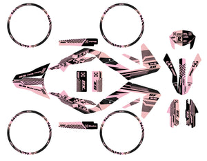 Kit déco Aprilia 50 SX 2006-2017 Greenline | autocollants moto | personnalisation 50cc | armysctv