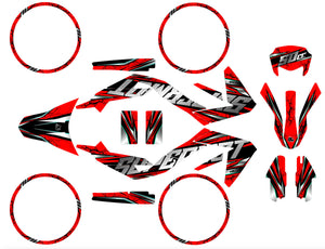 Kit déco Aprilia 50 SX 2006-2017 Illuzion | autocollants moto | personnalisation 50cc | armysctv