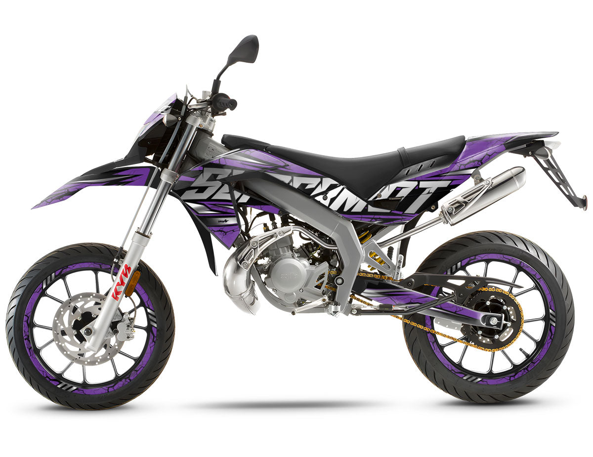 Aprilia 50 SX 2006-2017 Graphics kit Illuzion | motorcycle stickers | 50cc customization | armysctv